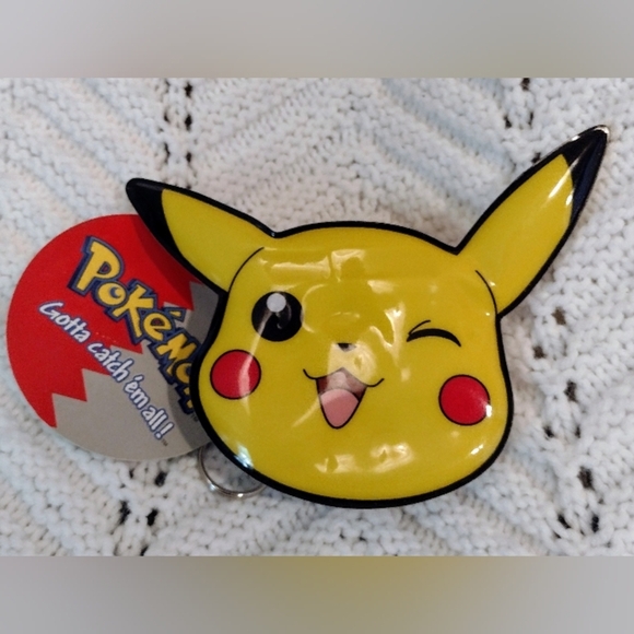 Nintendo Accessories - Pokemon Pikachu Coin Purse Pokeball Mini Vinyl Zip Pouch Nintendo Vintage Y2K